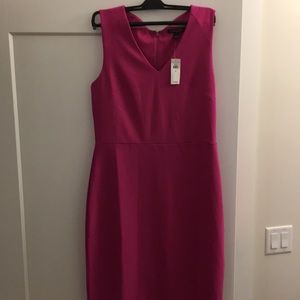 Banana Republic dark pink work dress